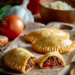Empanadas mit würziger Hackfleischfüllung und Paprika
