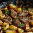 Kartoffel Hackfleisch Pfanne Kaese