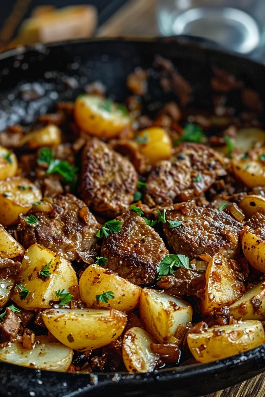 Kartoffel Hackfleisch Pfanne Kaese