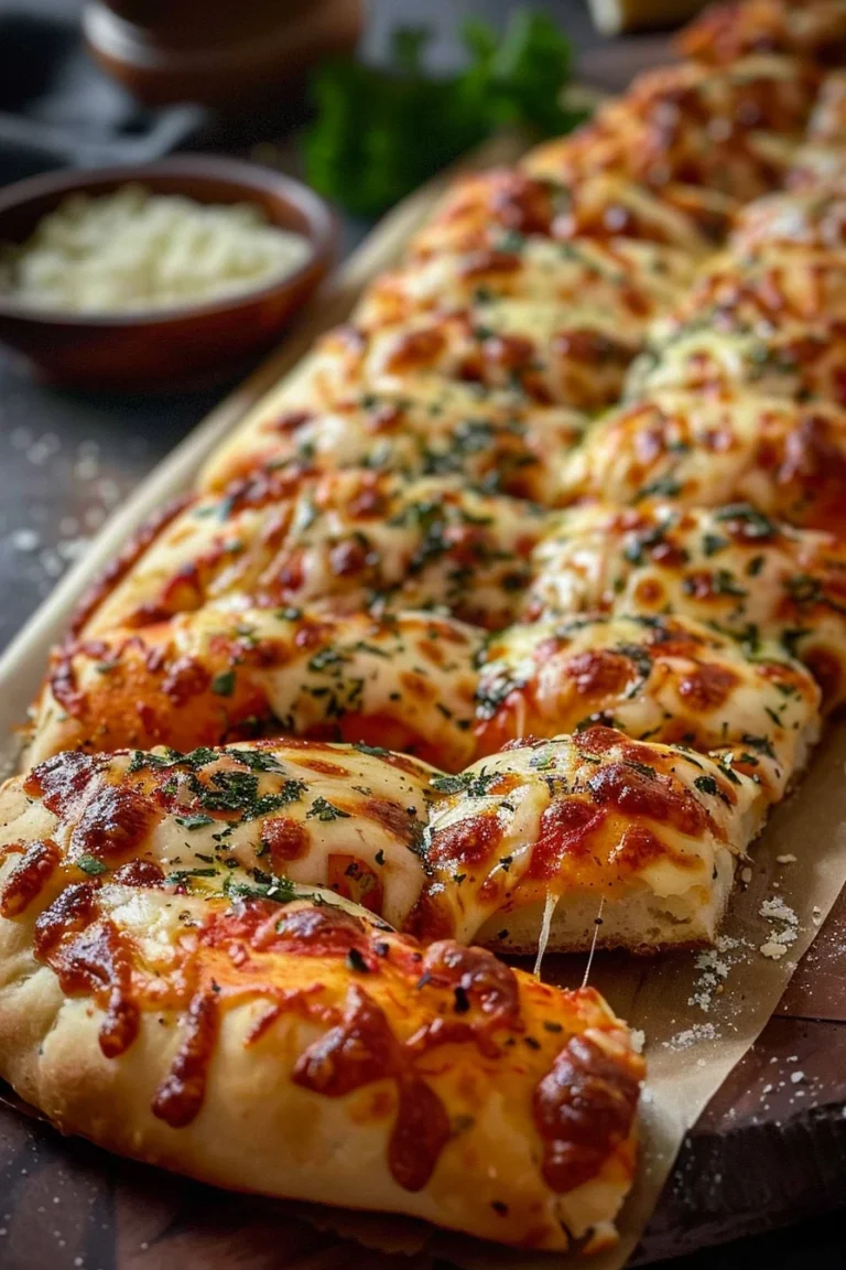 Schnelle Pizzastangen Kaese Teig