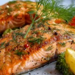 Lachs Heissluftfritteuse Dill Zitrone