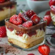 Erdbeerschnitten Mit Pudding Schmand Creme