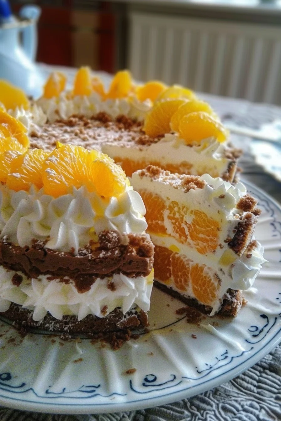 Orangen Mousse Torte
