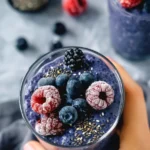 Chia Pudding Mit Blaubeeren Vegan