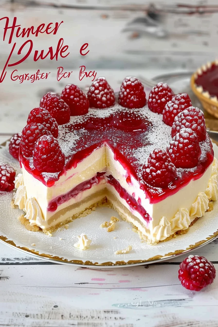 Himbeer Pudding Sahne Torte