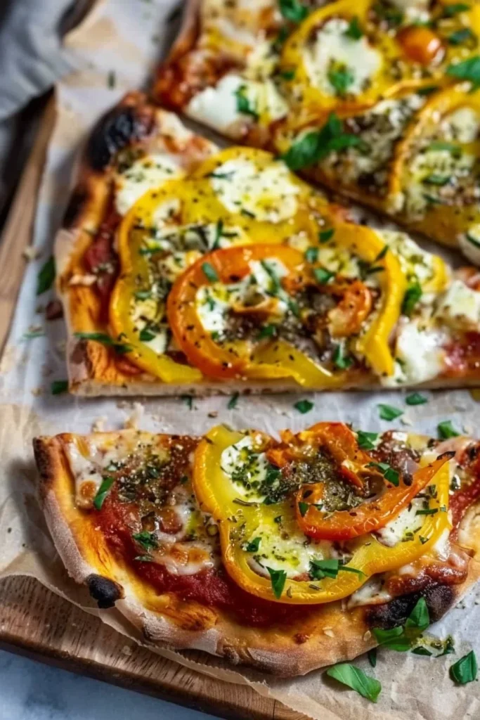 Gemuse Fladenbrot Pizza