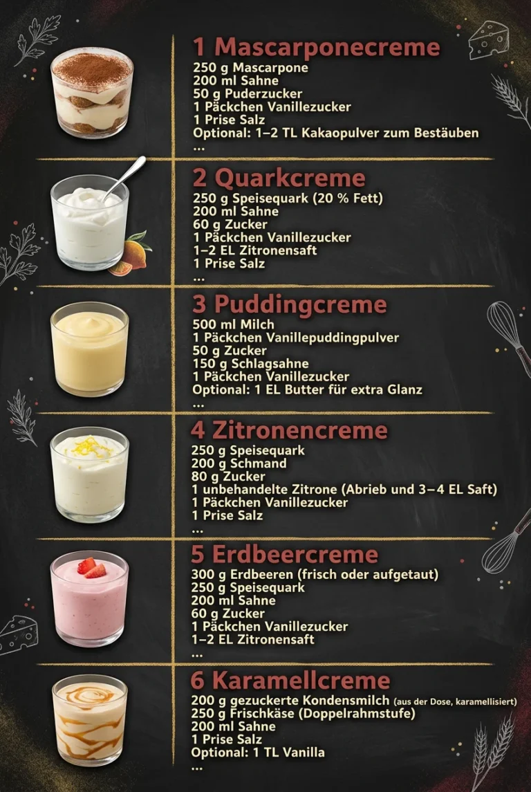 6 Dessertcremes die jeder sofort lieben wird
