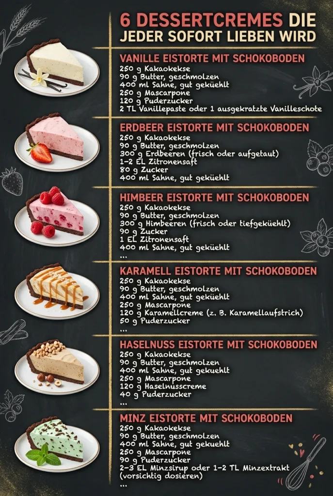 6 Dessertcremes die jeder sofort lieben wird