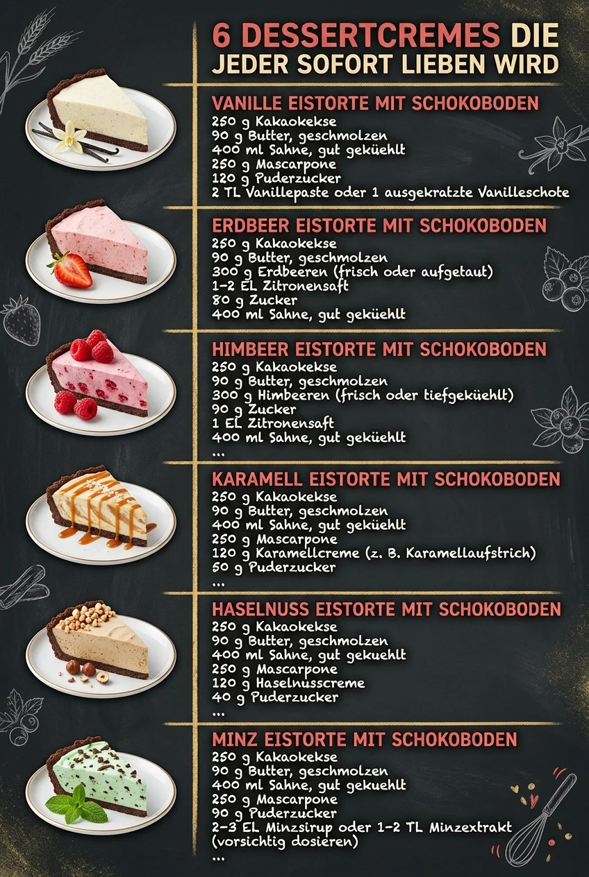 6 Dessertcremes die jeder sofort lieben wird