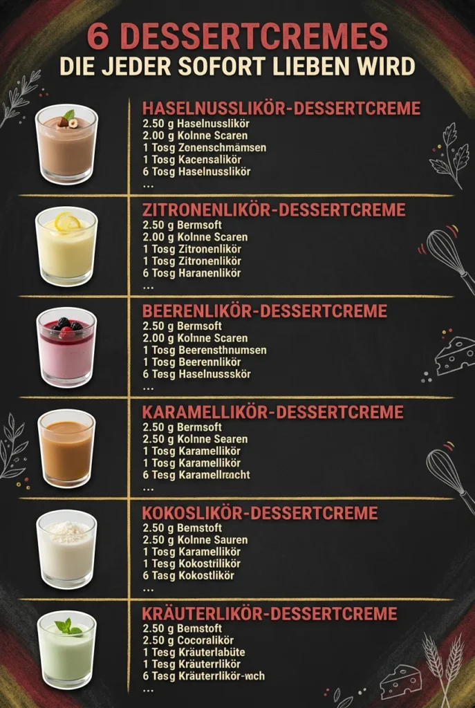 6 Dessertcremes die jeder sofort lieben wird