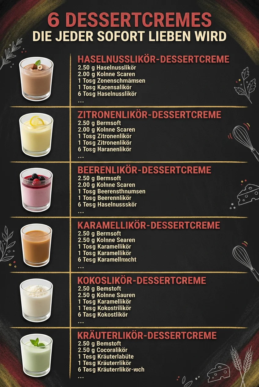6 Dessertcremes die jeder sofort lieben wird