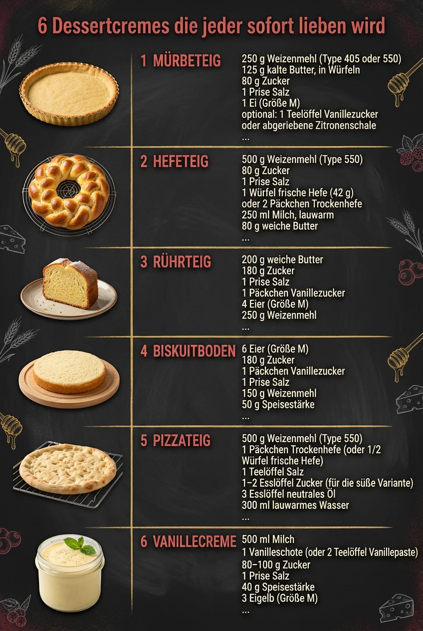 6 Dessertcremes die jeder sofort lieben wird