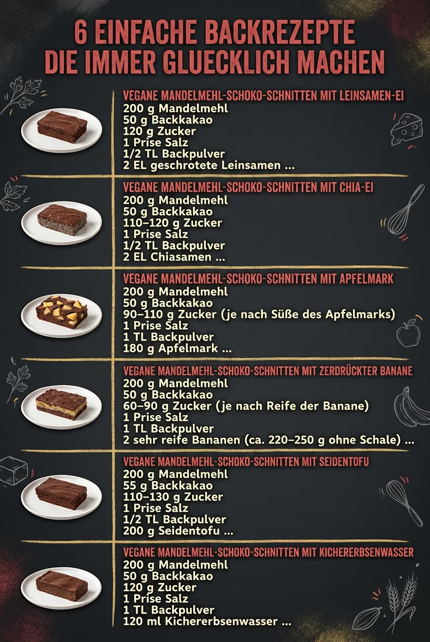 6 einfache Backrezepte die immer gluecklich machen