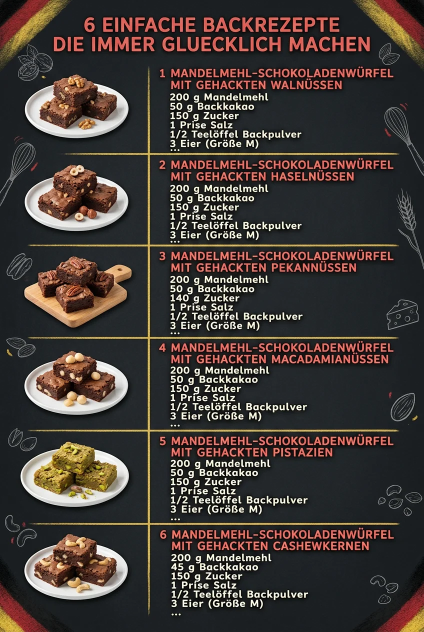 6 einfache Backrezepte die immer gluecklich machen