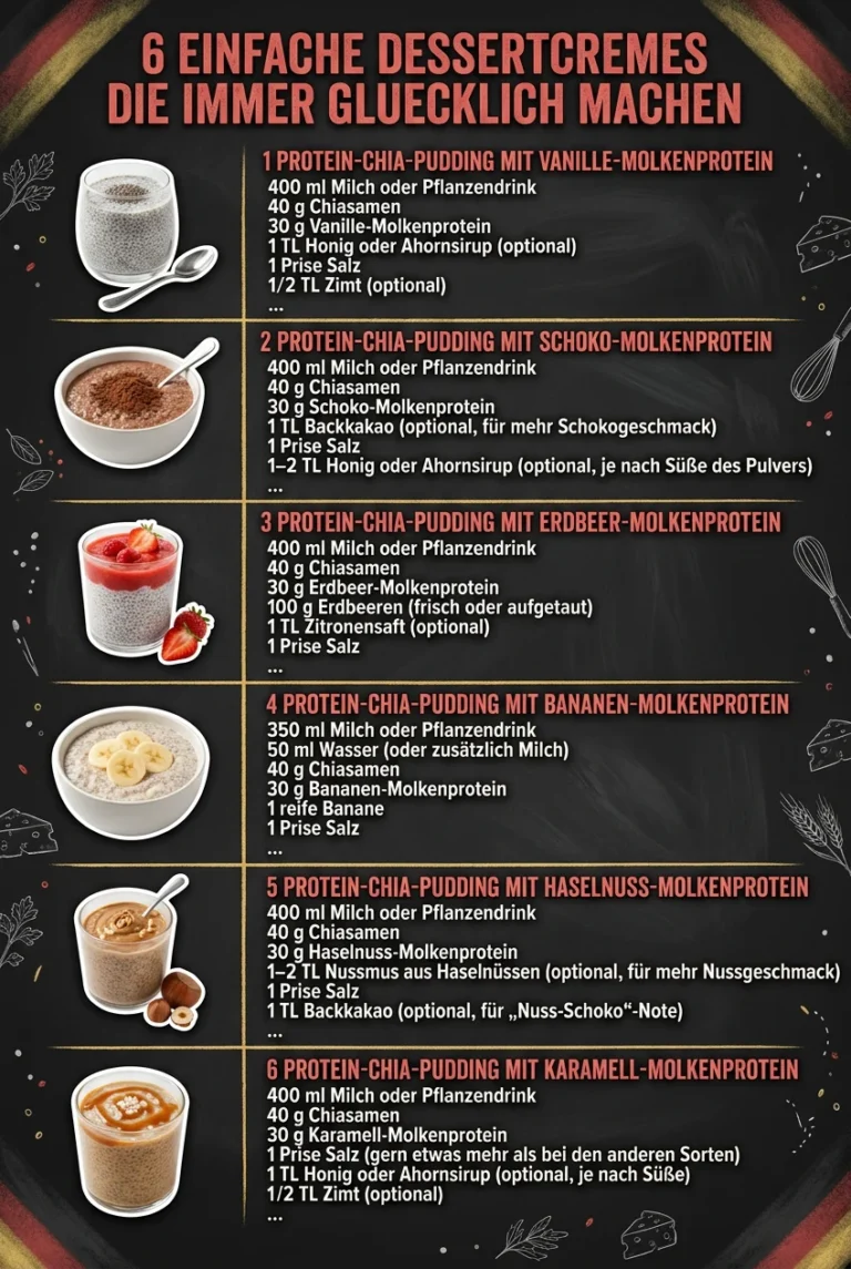 6 einfache Dessertcremes die immer gluecklich machen