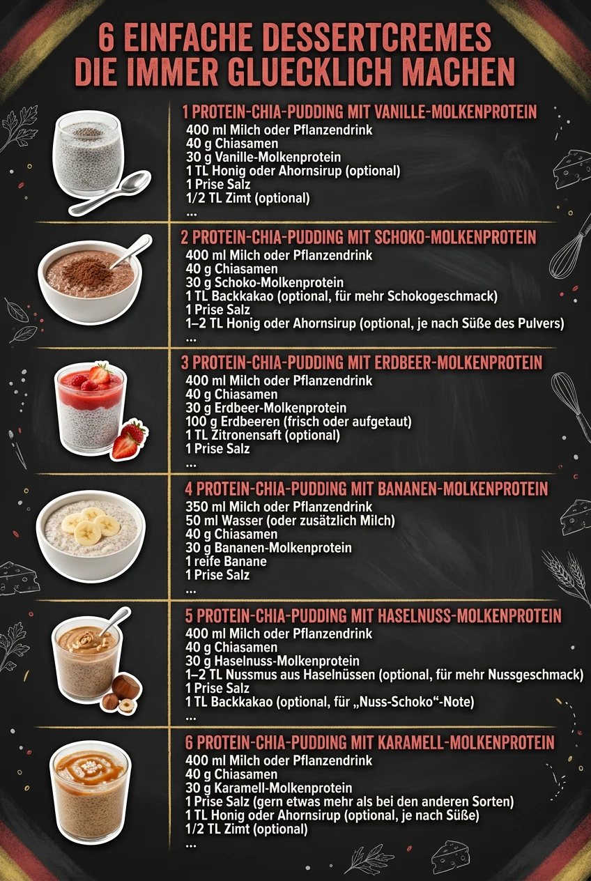 6 einfache Dessertcremes die immer gluecklich machen