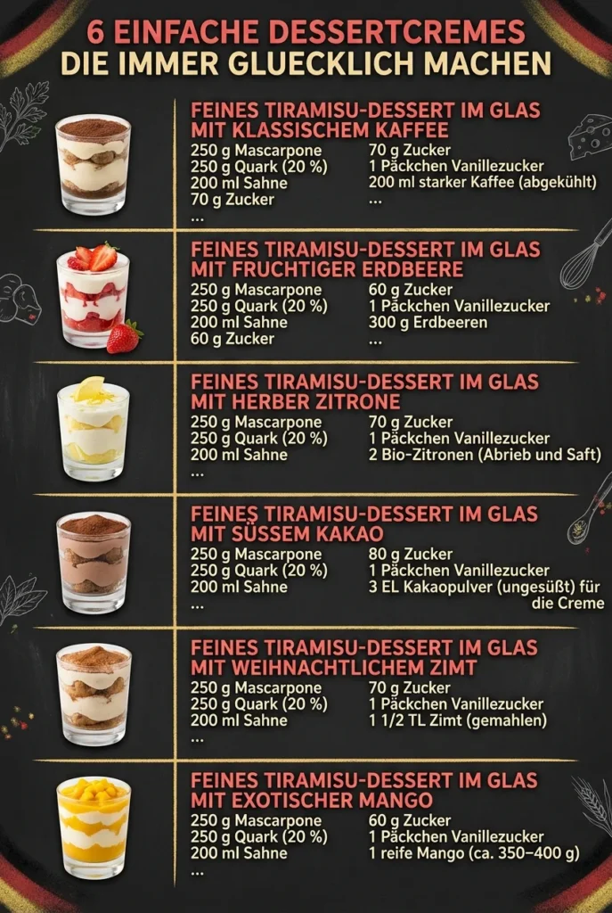 6 einfache Dessertcremes die immer gluecklich machen