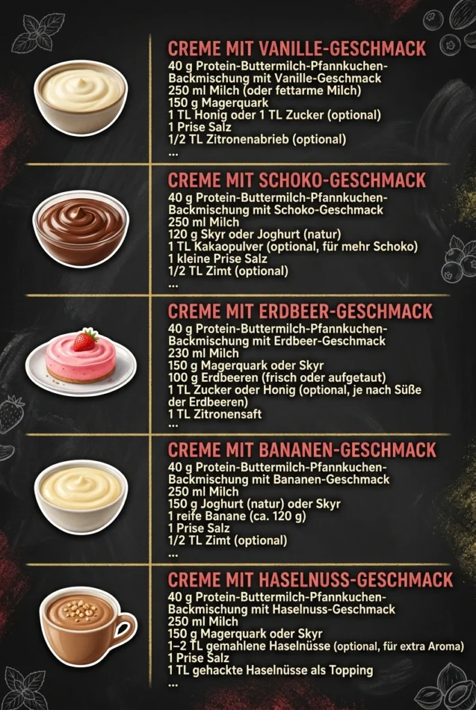 6 einfache Dessertcremes die immer gluecklich machen