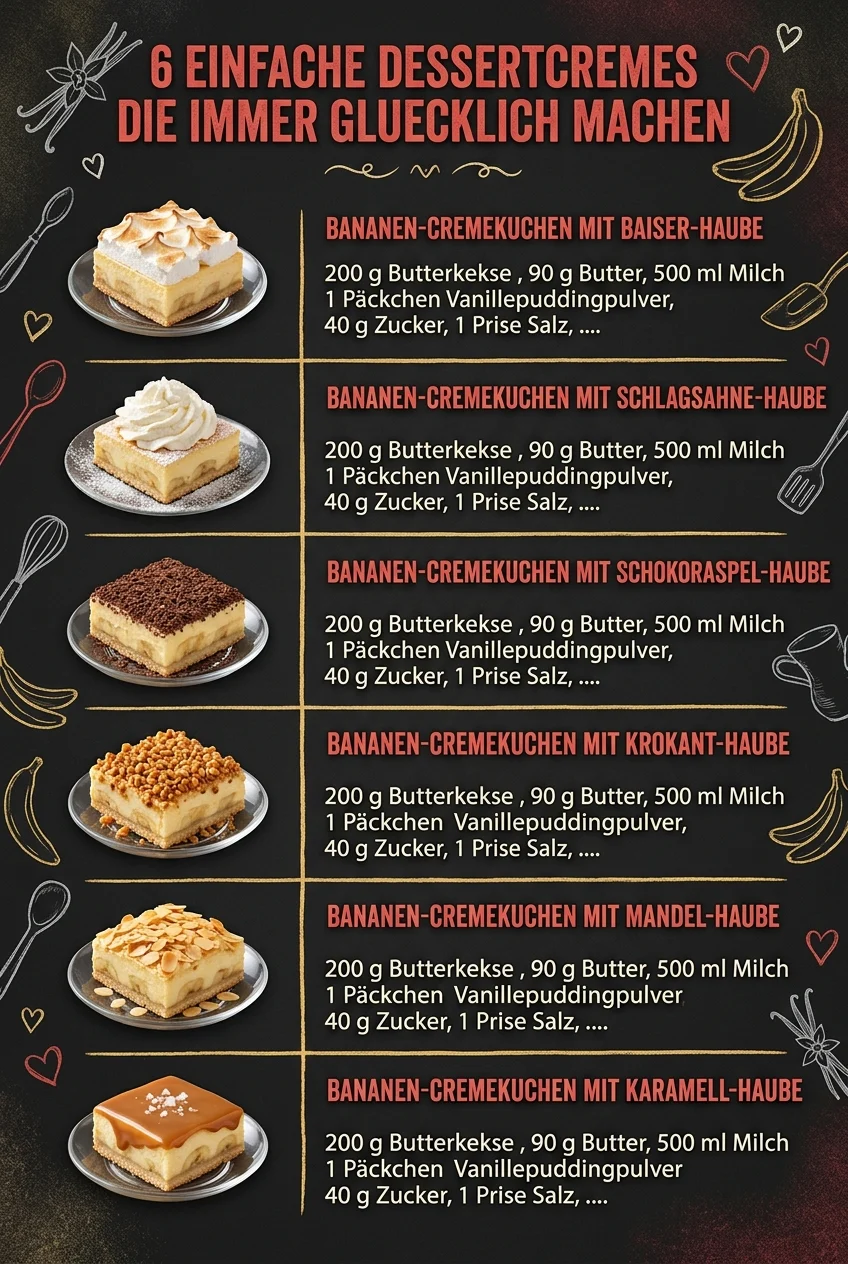 6 einfache Dessertcremes die immer gluecklich machen