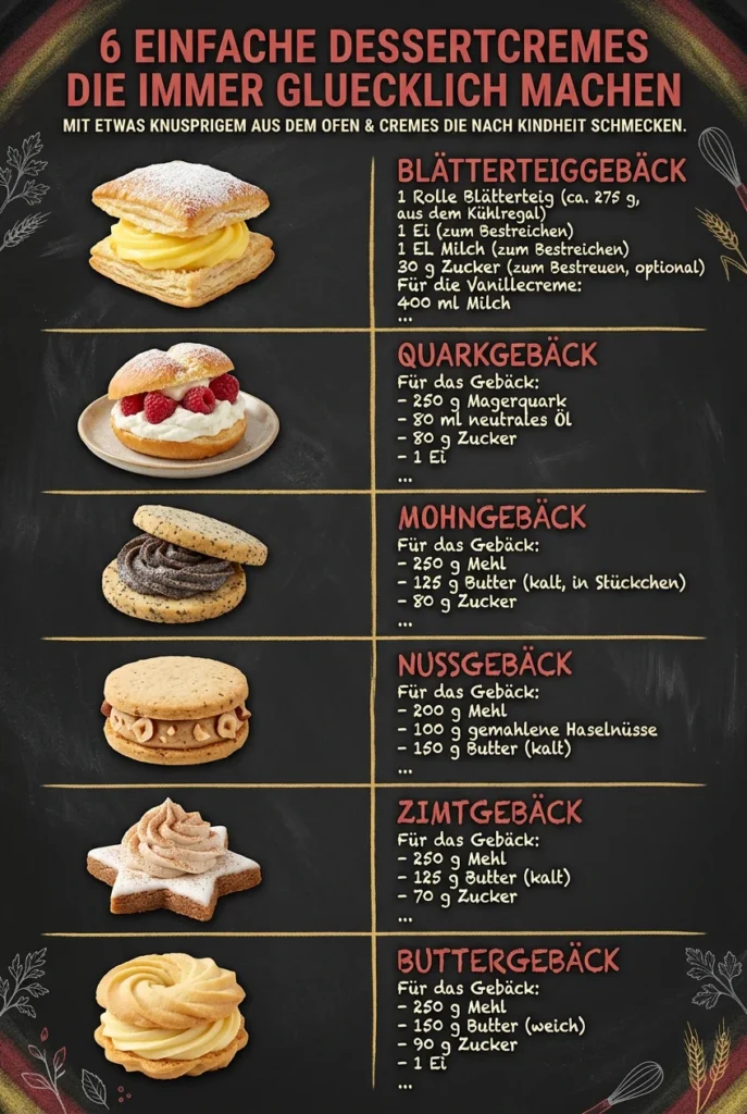 6 einfache Dessertcremes die immer gluecklich machen