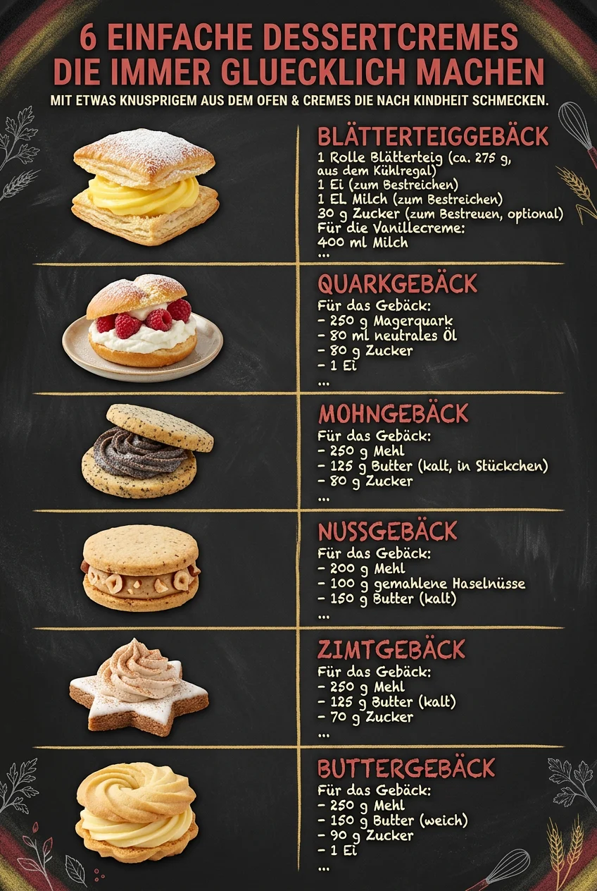 6 einfache Dessertcremes die immer gluecklich machen