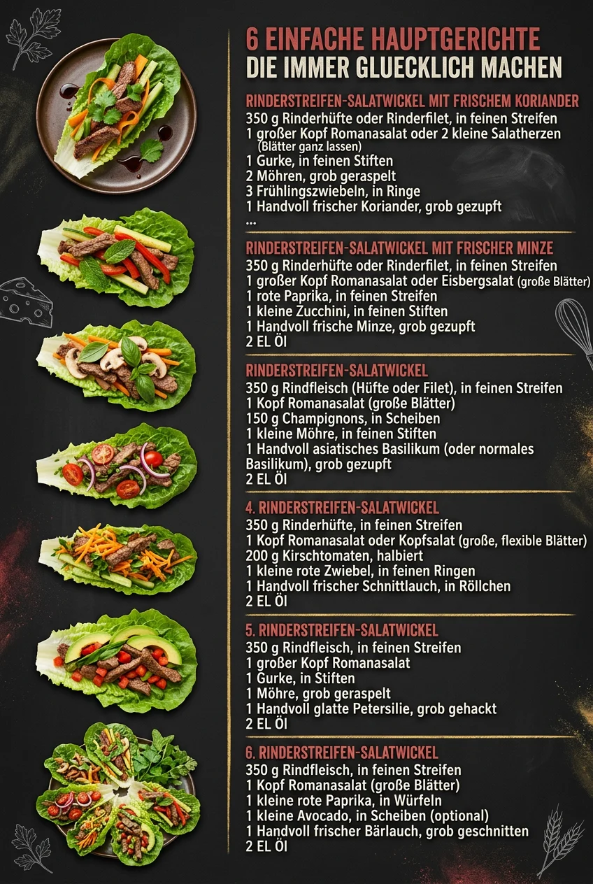 6 einfache Hauptgerichte die immer gluecklich machen