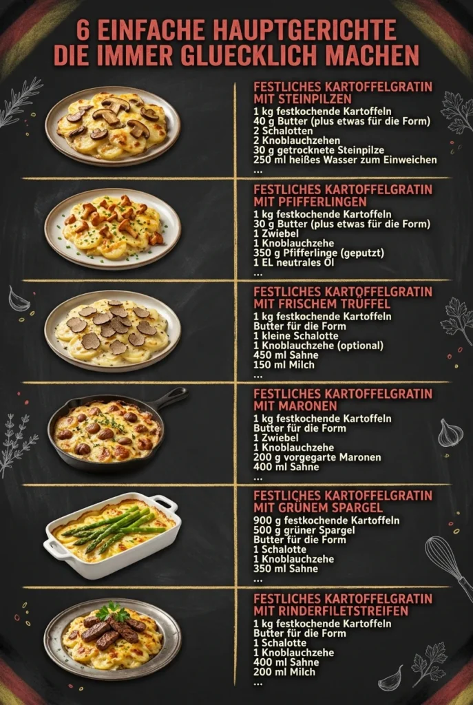 6 einfache Hauptgerichte die immer gluecklich machen