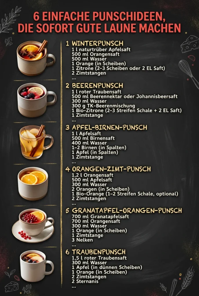 6 einfache Rezeptideen die immer gluecklich machen