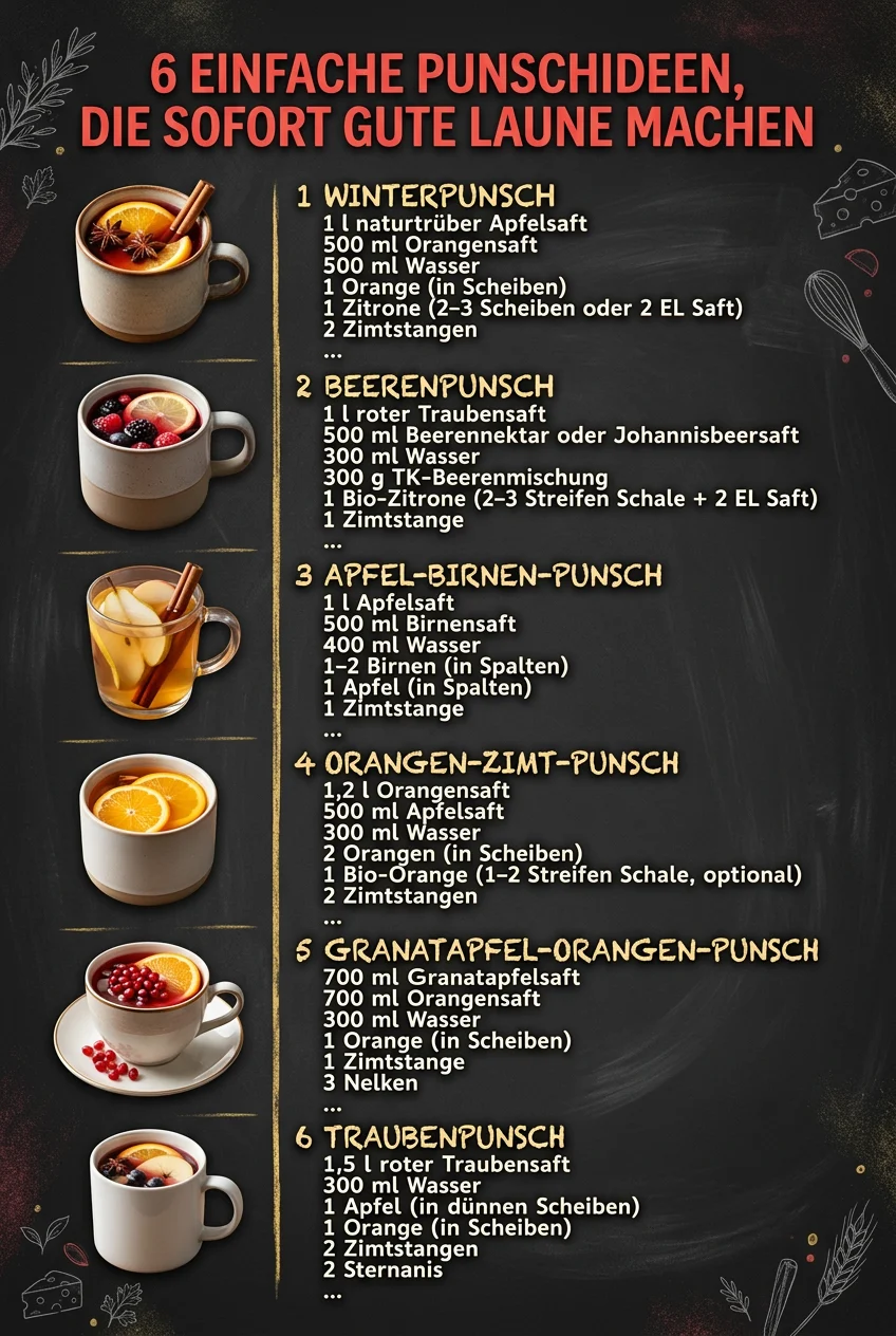 6 einfache Rezeptideen die immer gluecklich machen