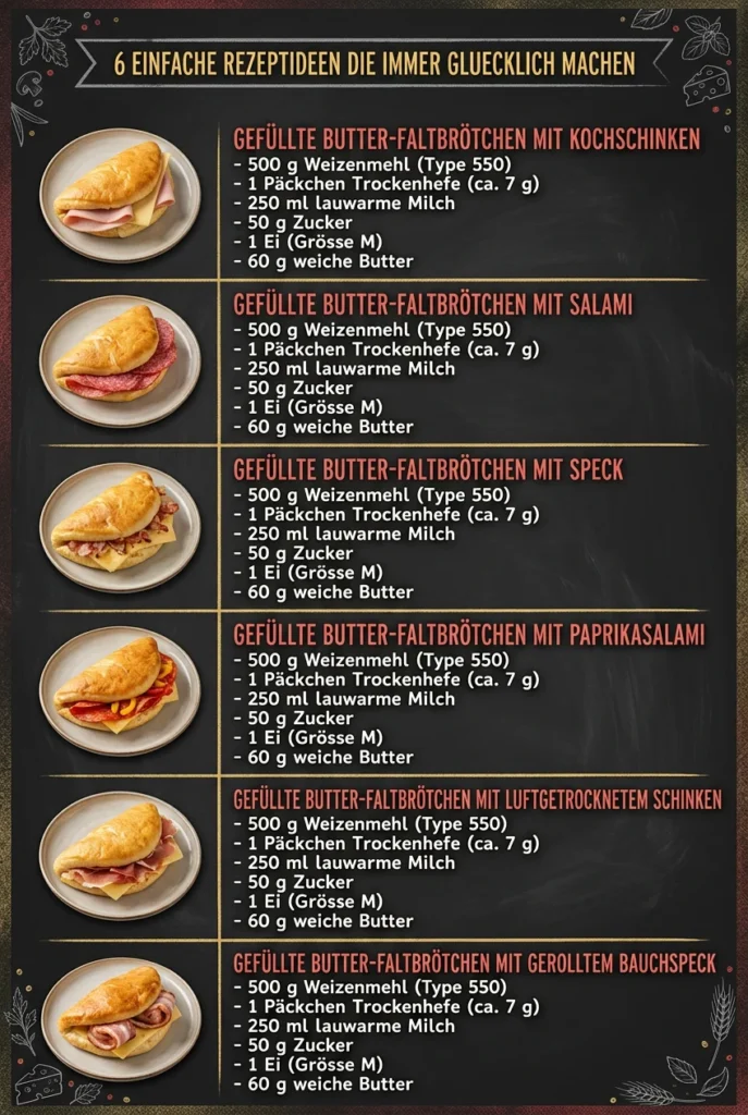 6 einfache Rezeptideen die immer gluecklich machen