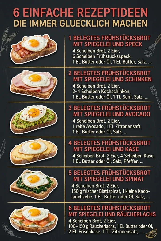 6 einfache Rezeptideen die immer gluecklich machen