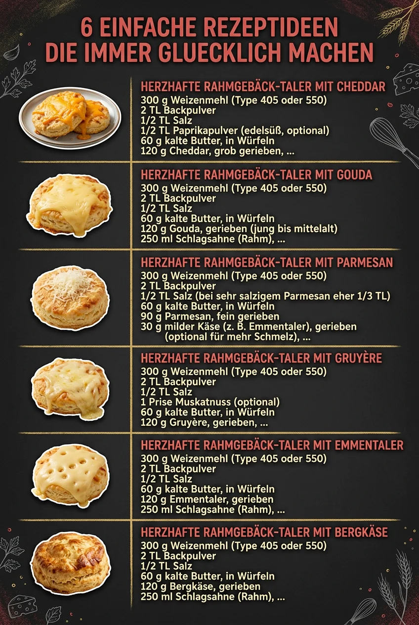 6 einfache Rezeptideen die immer gluecklich machen