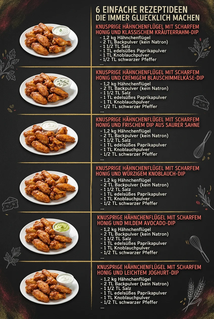 6 einfache Rezeptideen die immer gluecklich machen