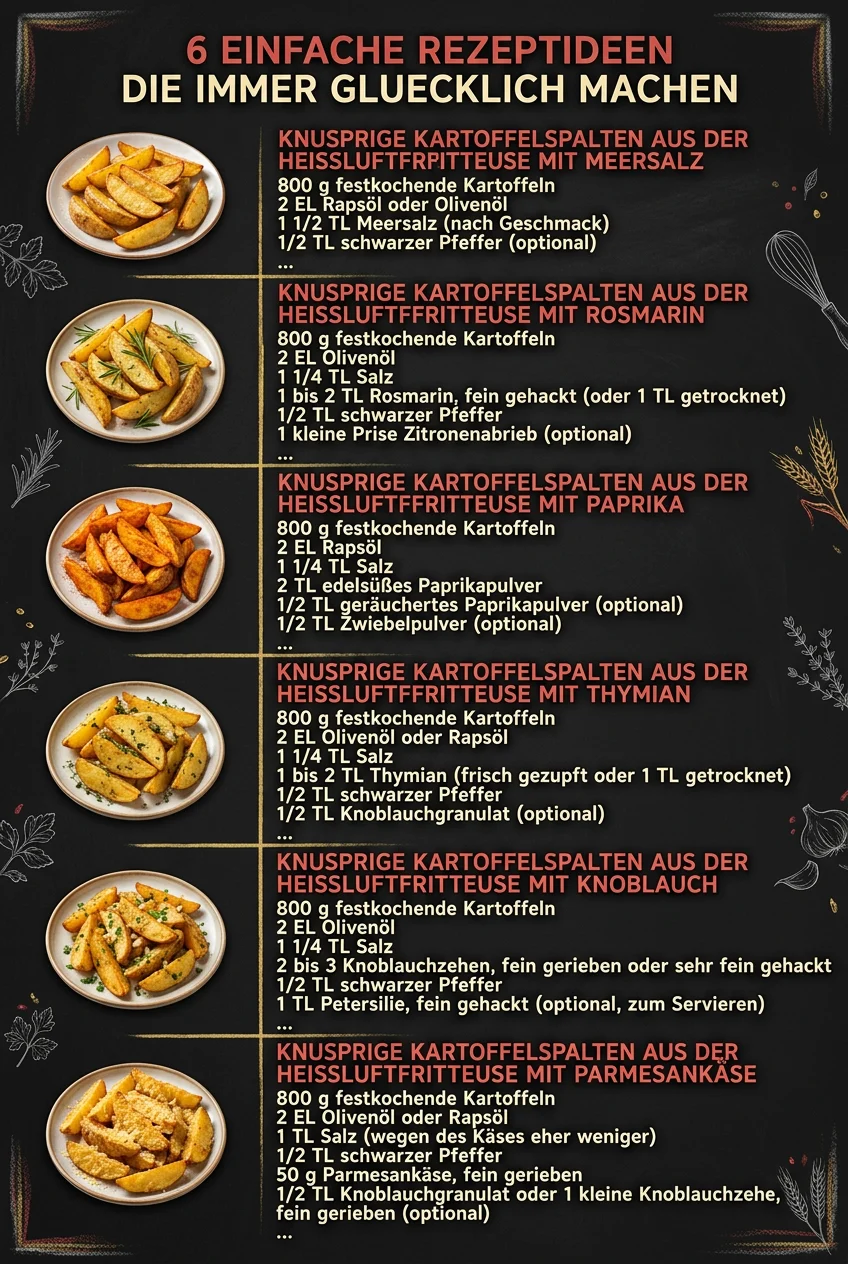 6 einfache Rezeptideen die immer gluecklich machen