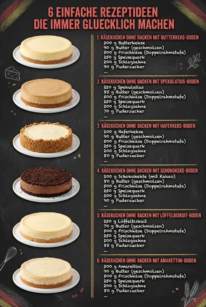 6 einfache Rezeptideen die immer gluecklich machen