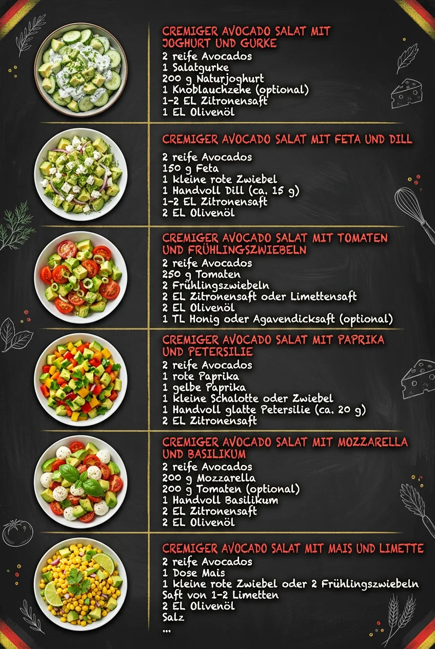 6 einfache Salate die immer gluecklich machen