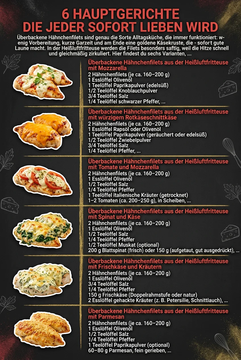 6 Hauptgerichte die jeder sofort lieben wird