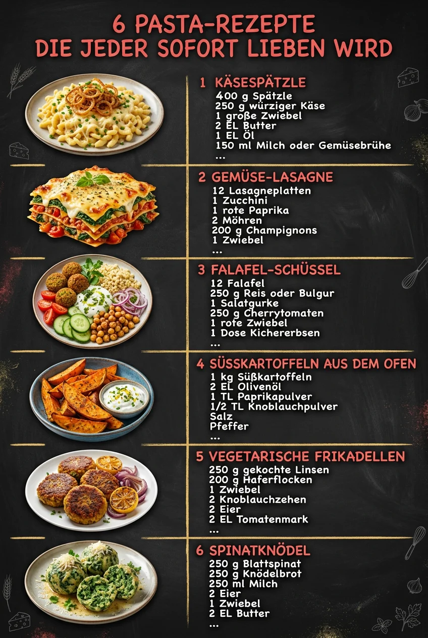 6 Pasta-Rezepte die jeder sofort lieben wird