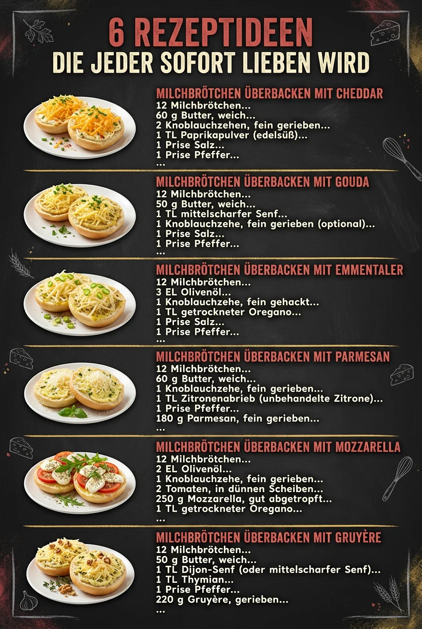 6 Rezeptideen die jeder sofort lieben wird