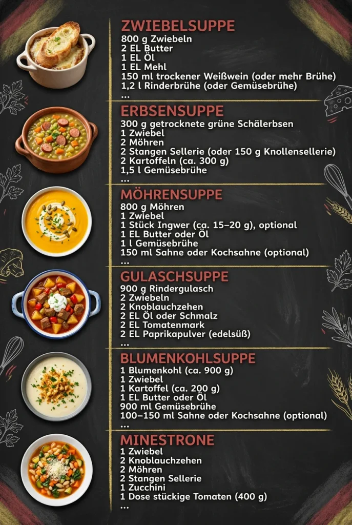 6 Suppen und Eintoepfe die jeder sofort lieben wird