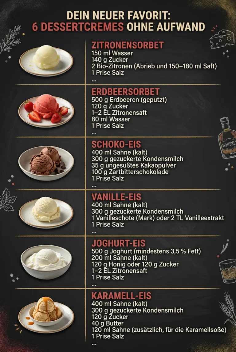 Dein neuer Favorit 6 Dessertcremes ohne Aufwand