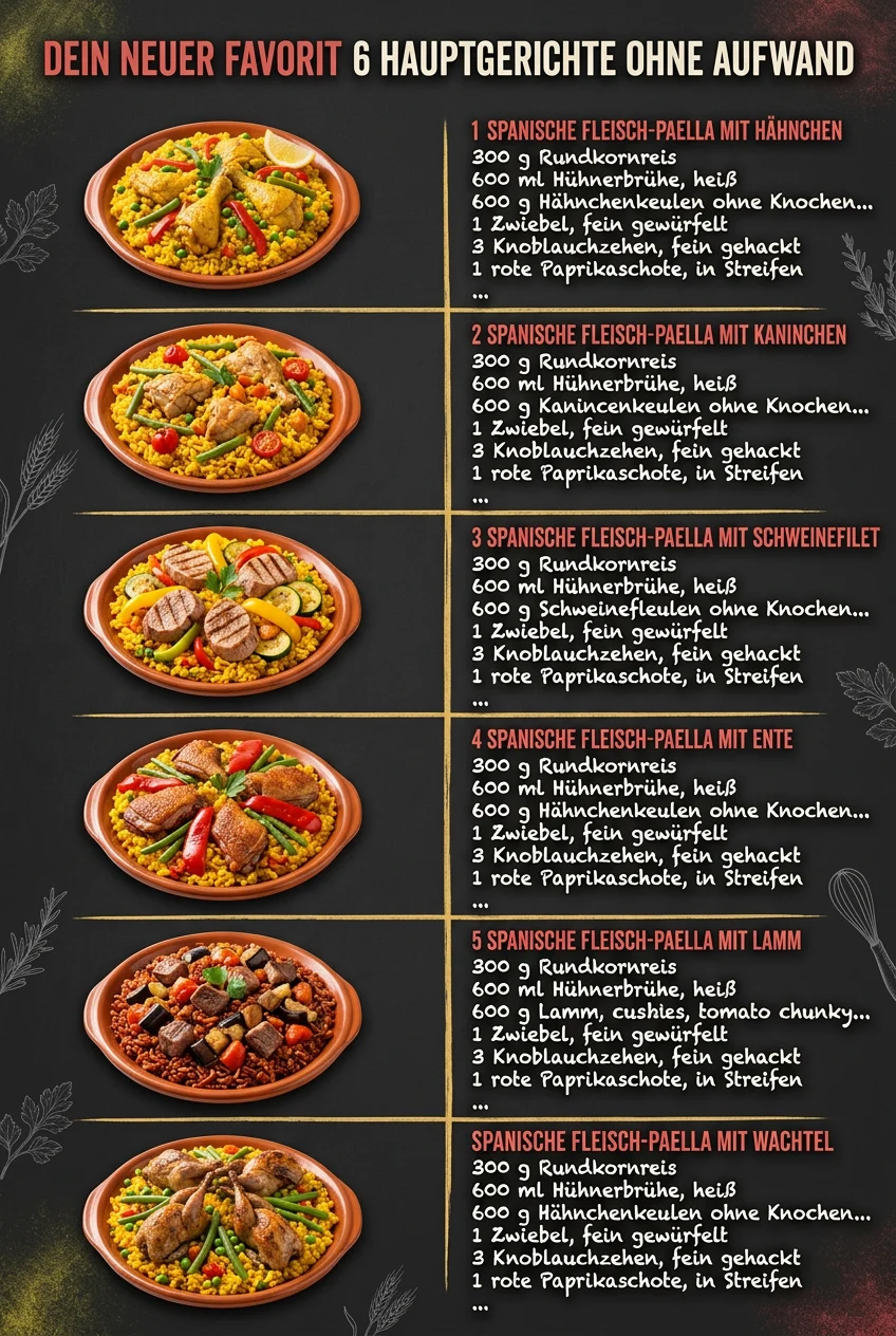 Dein neuer Favorit 6 Hauptgerichte ohne Aufwand