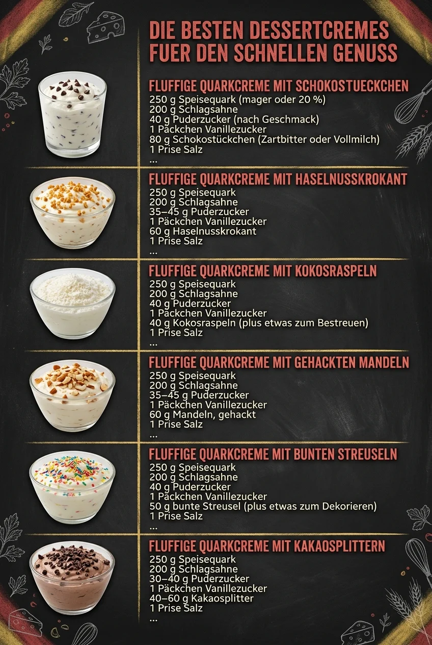 Die besten Dessertcremes fuer den schnellen Genuss