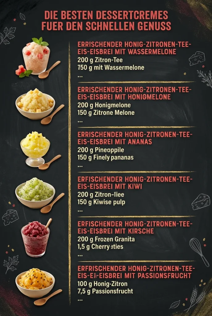 Die besten Dessertcremes fuer den schnellen Genuss