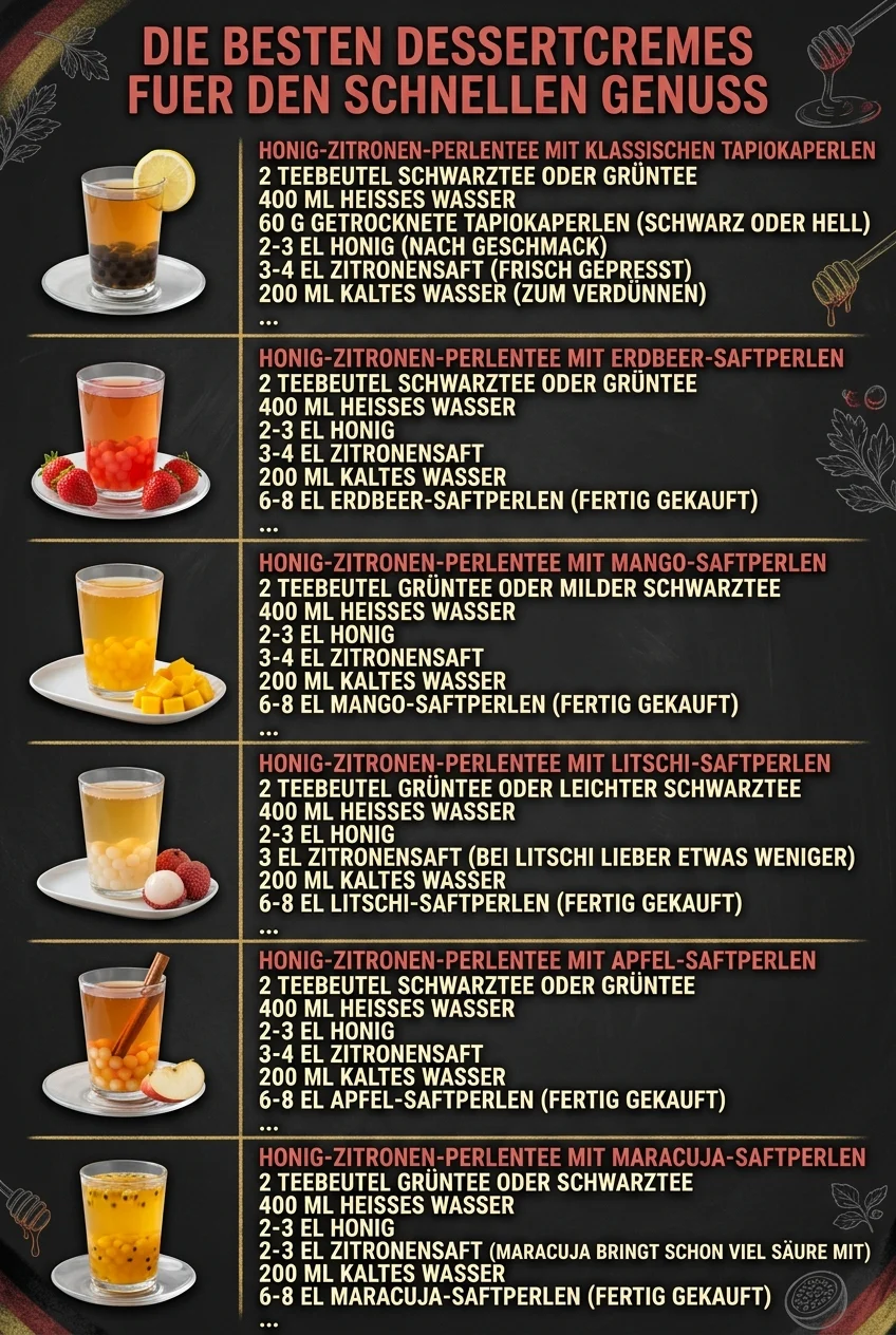 Die besten Dessertcremes fuer den schnellen Genuss