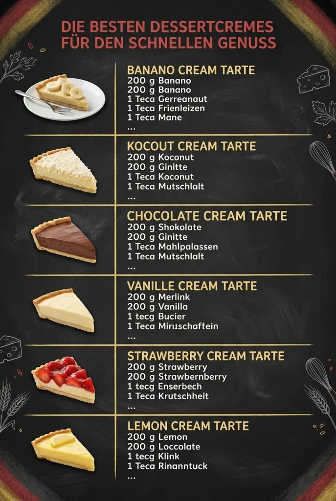 Die besten Dessertcremes fuer den schnellen Genuss