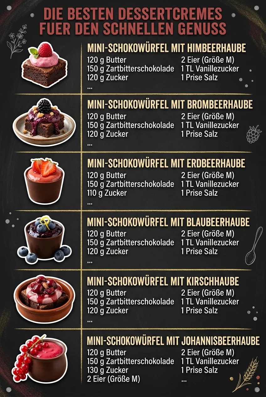 Die besten Dessertcremes fuer den schnellen Genuss