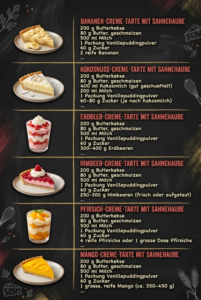 Die besten Dessertcremes fuer den schnellen Genuss