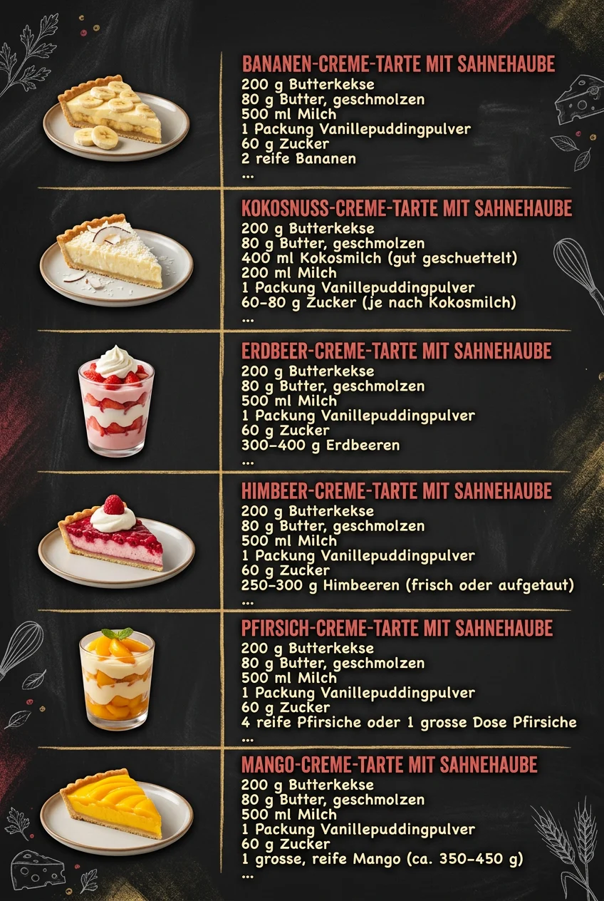 Die besten Dessertcremes fuer den schnellen Genuss