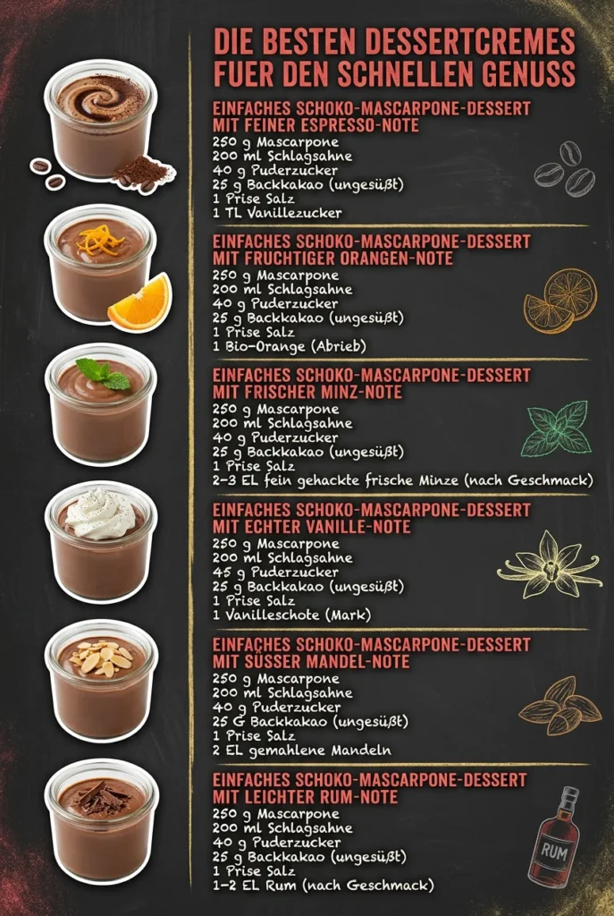 Die besten Dessertcremes fuer den schnellen Genuss